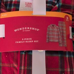 Wondershop Kids' Red and Blue Plaid Button Down Shirt